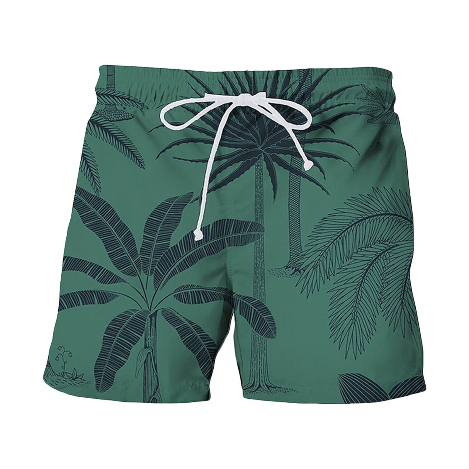Summer Japanese Banana Leaf Beach 3D Digital Printing Beach Pants Men's Casual Shorts