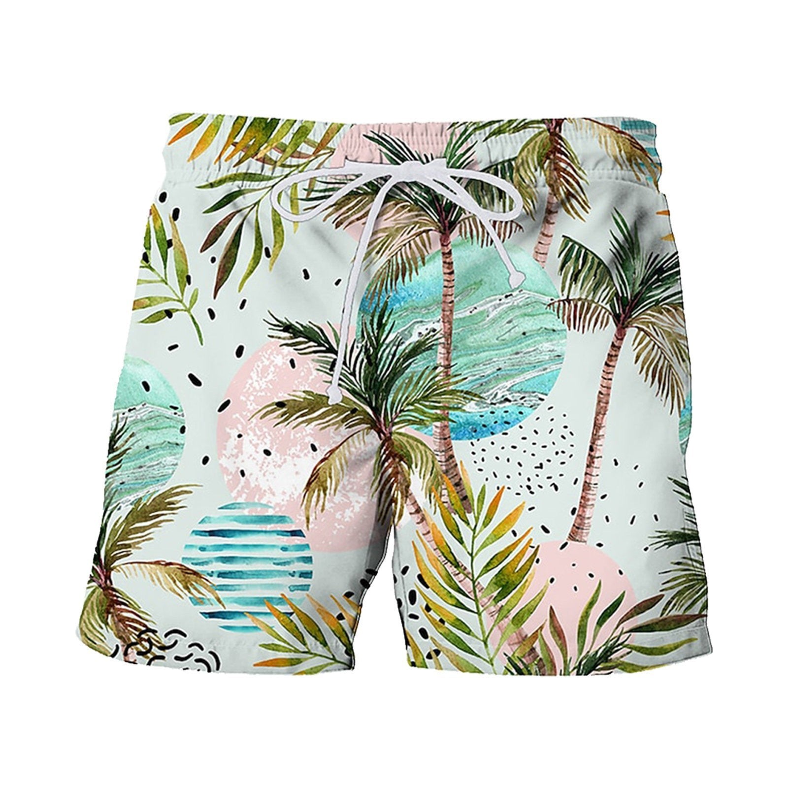 Summer Japanese Banana Leaf Beach 3D Digital Printing Beach Pants Men's Casual Shorts