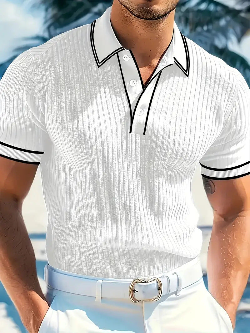 Men's POLO Short-sleeved Shirt Summer