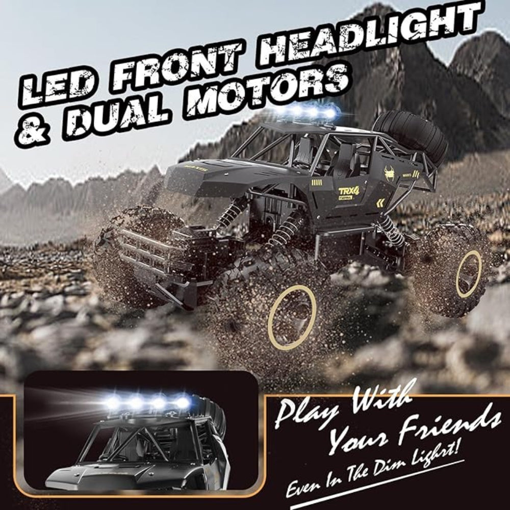 2025 NEW 4DRC Rc Car  Rock Crawler Rechargeable Off Road Truck 4WD , Metal Shell LED Headlights RC Remote Control Off Road Car Truck,Logistics Is Randomly Sent By UPS,USP.