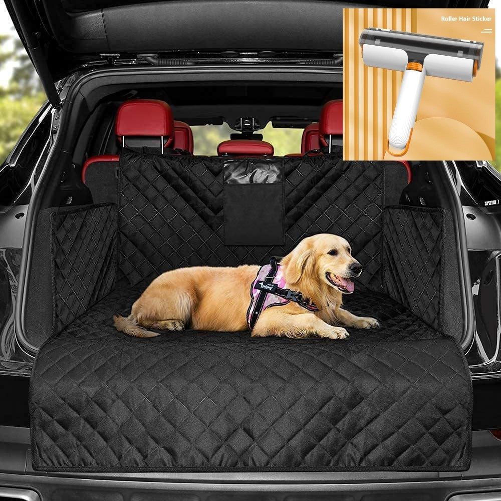 New Dog Mat In The Car Boot Of Pets