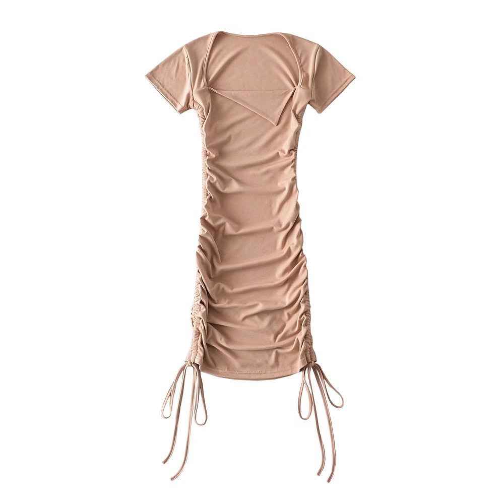 Ladies' Drawstring Pleated Pure Lust Dress