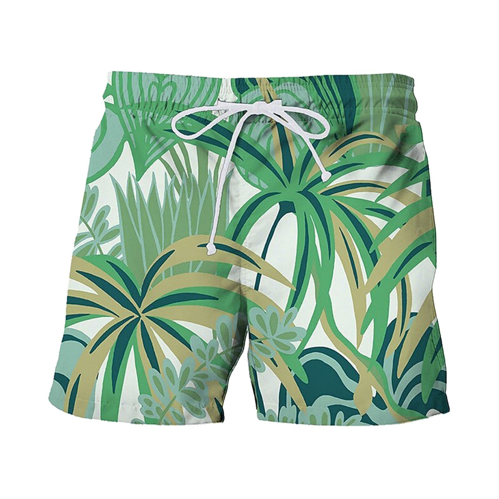 Summer Japanese Banana Leaf Beach 3D Digital Printing Beach Pants Men's Casual Shorts