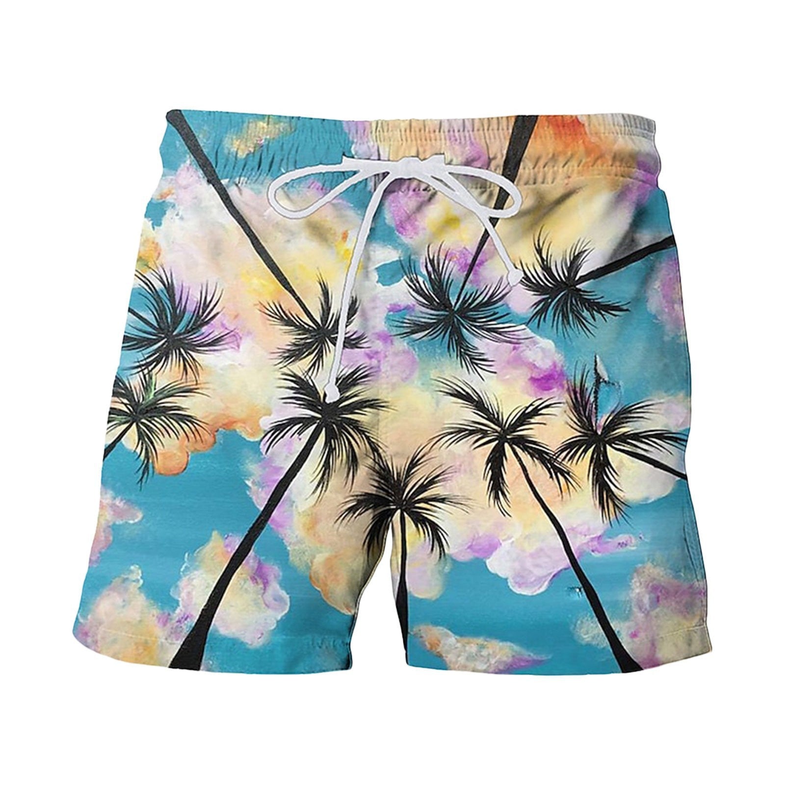 Summer Japanese Banana Leaf Beach 3D Digital Printing Beach Pants Men's Casual Shorts
