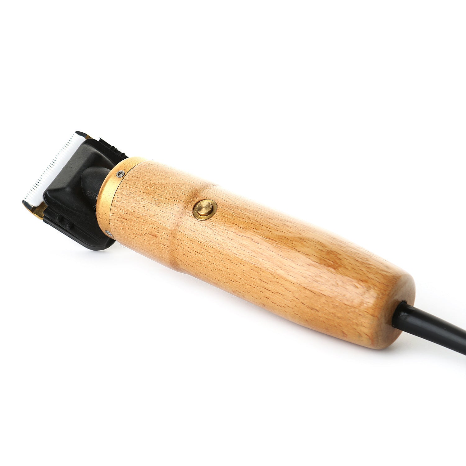 Electric Push Trimmer With Beech Wood Handle For Pets