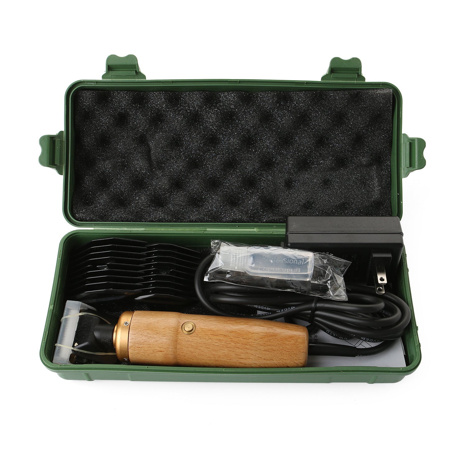 Electric Push Trimmer With Beech Wood Handle For Pets